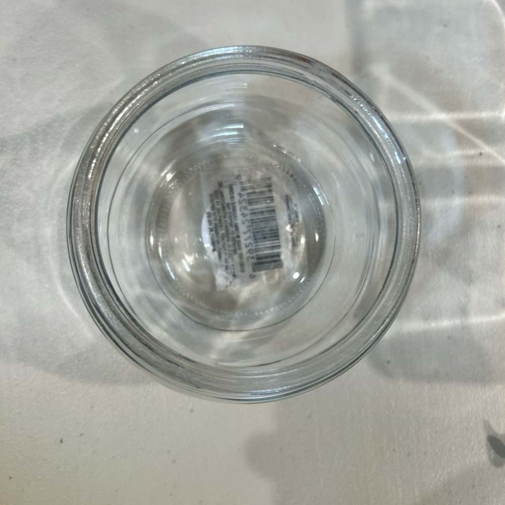 Clear Glass Candle Holder - Candle - Picture 2 of 2